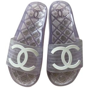 Chanel Jelly Slides